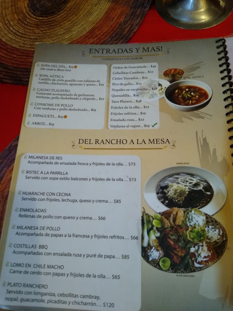 Café Los Balcones Menu - Image 1